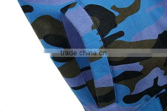 Wholesale Men Stylish Zip Hoodie Camo