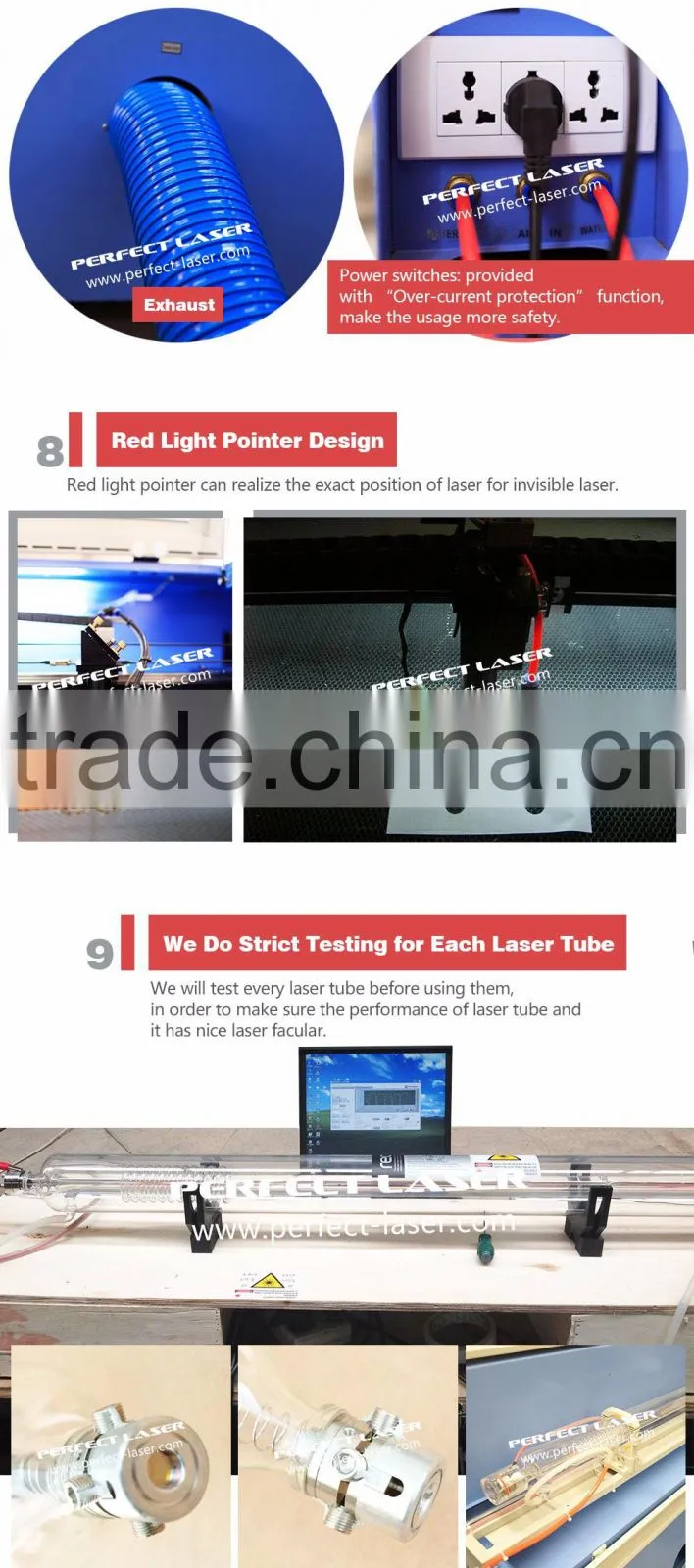 20 years factory non metal co2 laser engraving cutting machine