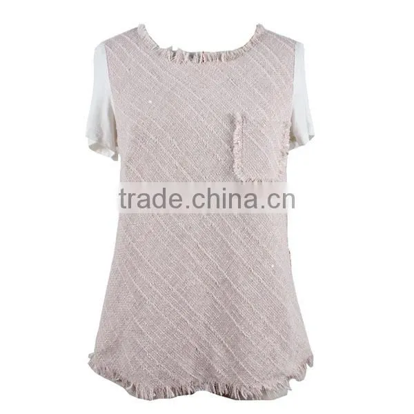 Ladies top fashiont t shirts manufacturers in china