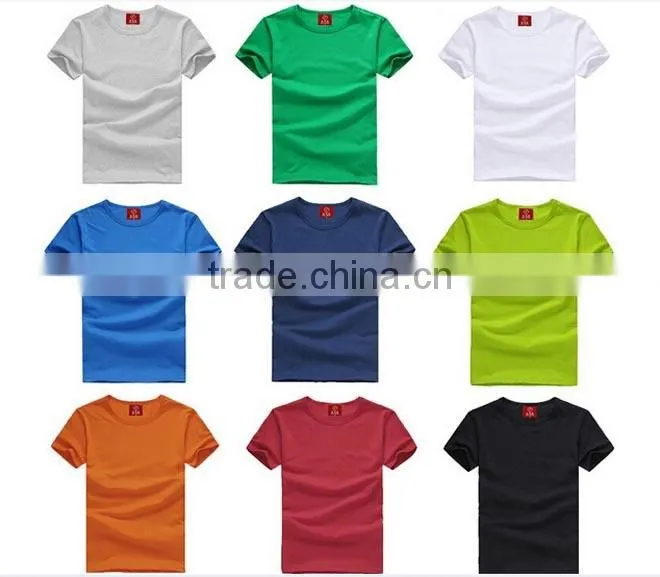 Wholesale solid color plain t shirt custom t shirt 100% cotton election t shirts