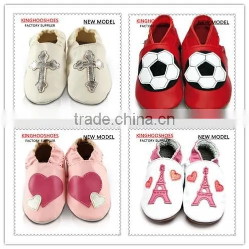 soft sole cow leather shoes for boys and girls newborn baby shoes