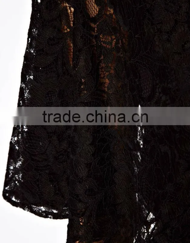 Lace Dress With Cape Back
