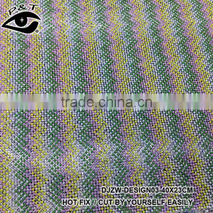 Hot sales rhinestone sheet chaton easily cut by yourself 40x23cm rhinestone with epoxy stone
