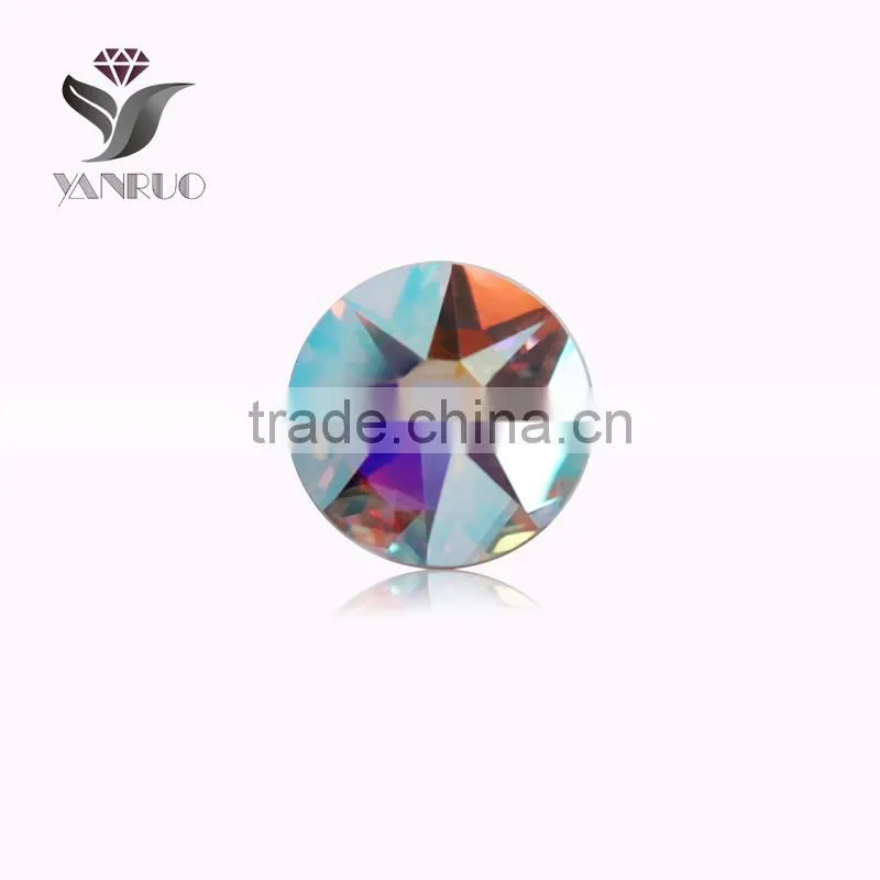 Wholesale ss6/ss10/ss16/ss20/ss30/ss40 Crystal AB DMC Hotfix Rhinestones For Decoration