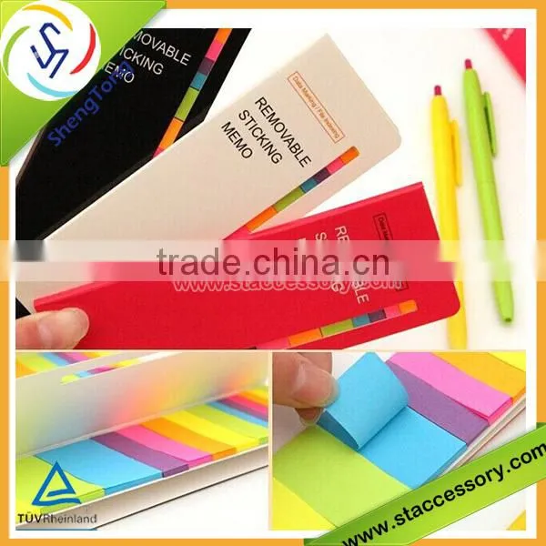 Fancy colorful memo pad/ sticky note pad Customizable wholesale hot selling