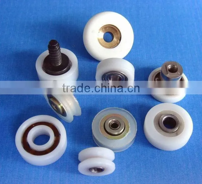 19mm plastic nylon shower room door roller bearing