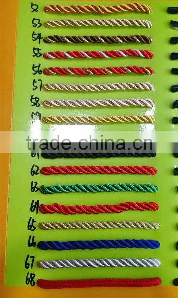 Cheap professional nylon jacquard cord for hat