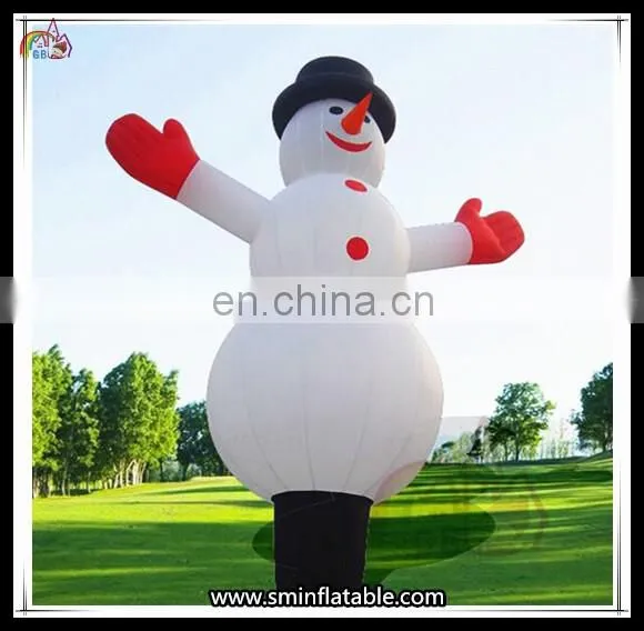 Latest Design Inflatable Christmas Snowman Air Dancer Custom Air Snowman Sky Dancer