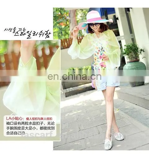 2015 summer Uv protection hand-painted raglan sleeves shawls(PP540EL-P)