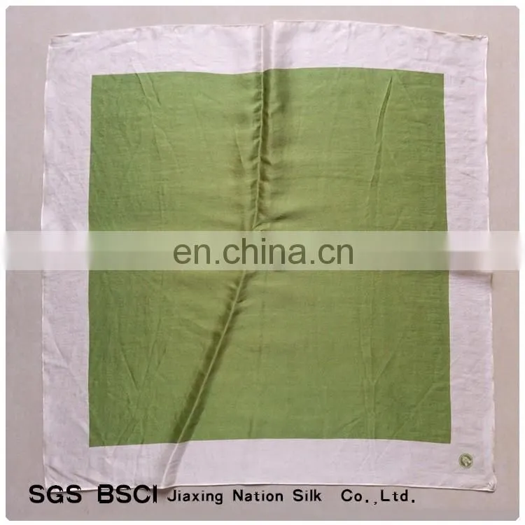 100% pure silk handkerchief scarf for baby