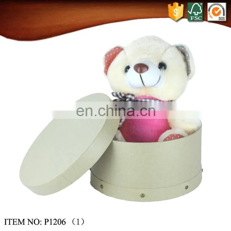 Kraft Paper Round Hat Box Wholesale