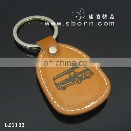 custom made leather keychains,leather key holder,leather keychain with metal logo