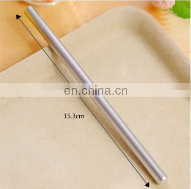 slim gold silver gel pen