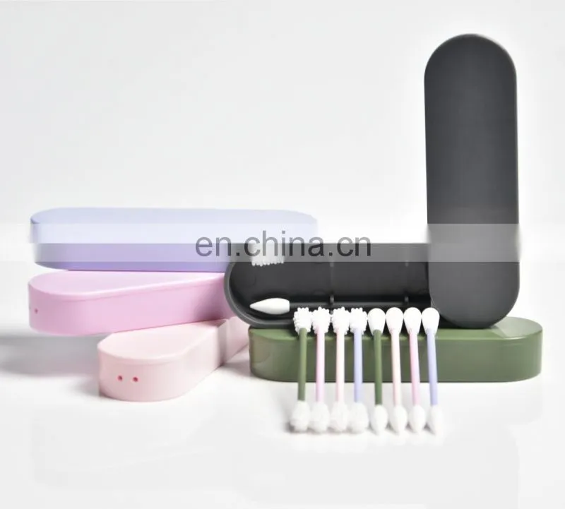 New Product Ideas 2019 Amazon Hot Sale Reusable Silicone Cotton Swabs Sticks Silicone swab ear cleaning bud stick