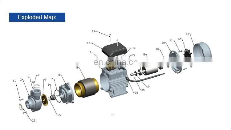 MKP60 series pk60 electric motor vortex water pressure pump