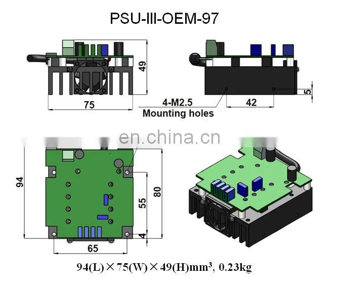 CNI Compact DPSS 589nm Yellow Laser Module
