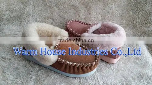 Wholesale Fashion Snow Leather Sole Dance Shoes Women