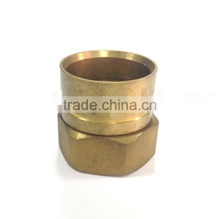 NSF UL approved brass pipe slid fitting metal female adapter straight union
