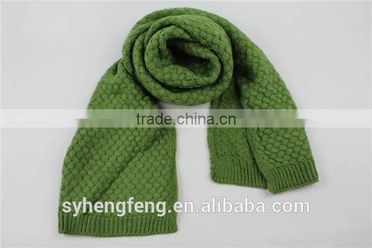 Fashionable women scarf hat and gloves knitted set