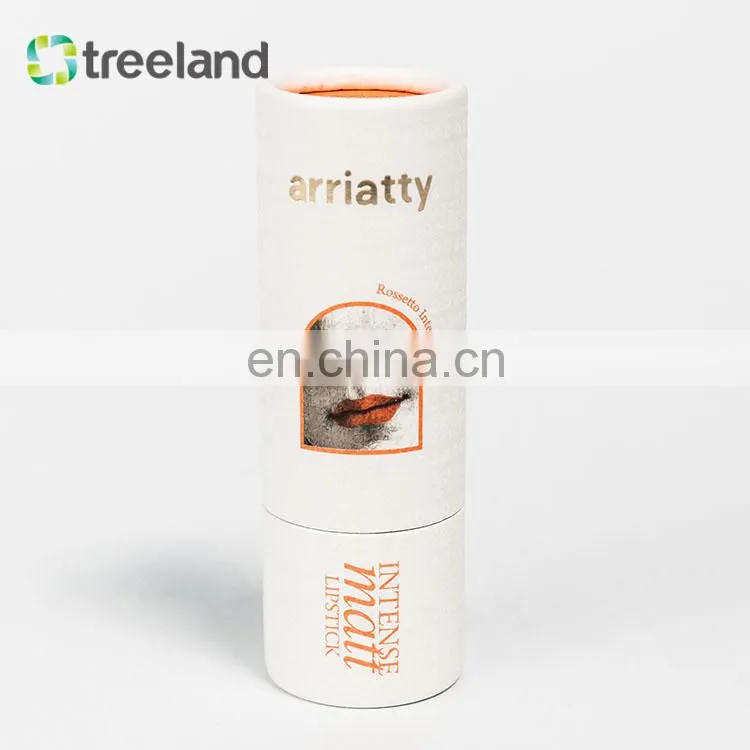 Eco friendly custom plastic free deodorant stick paper tube packaging tube with custom print