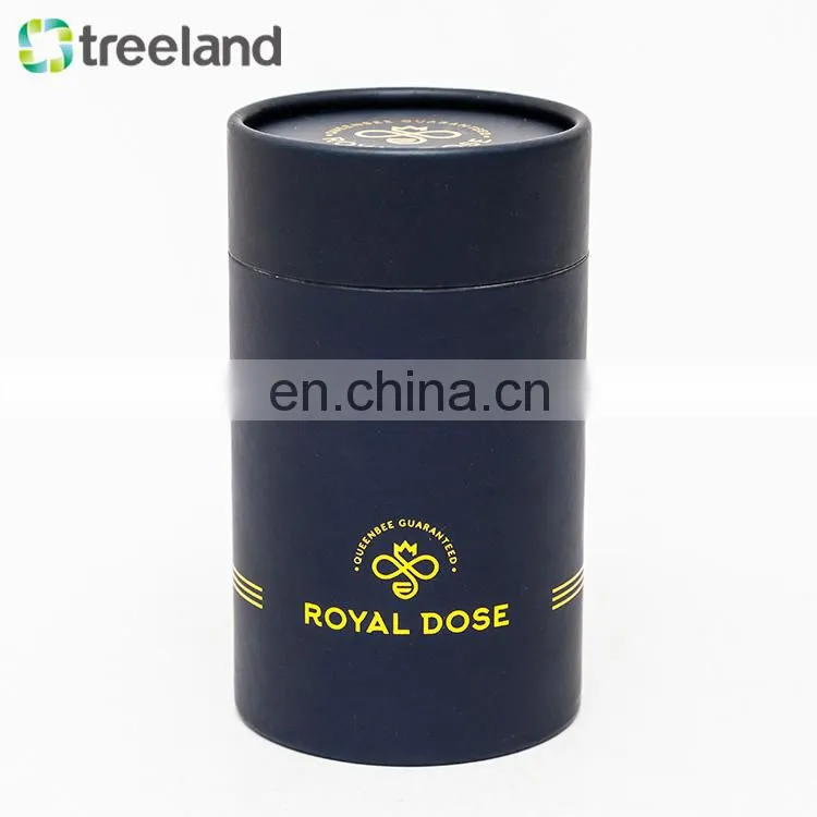 Premium Paper Tube Packaging Custom Honey Box Cardboard Tube for Honey Glass Bottle