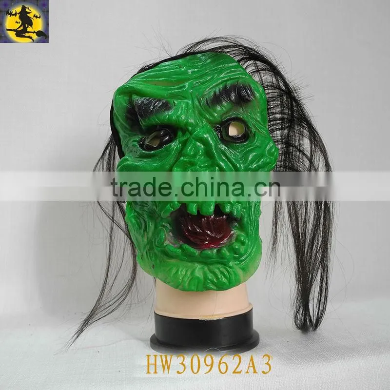 Halloween Latex Mask/Latex Party Mask with Hair