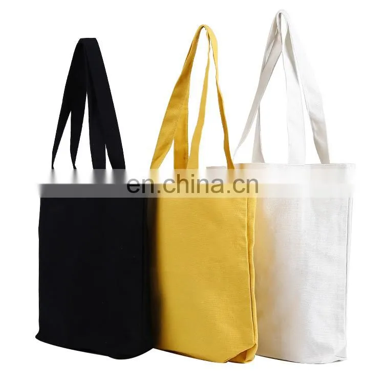 Hot Sale Wholesale 100% Cotton Women Handbag Large Canvas Tote Bag with Custom Printed Logo