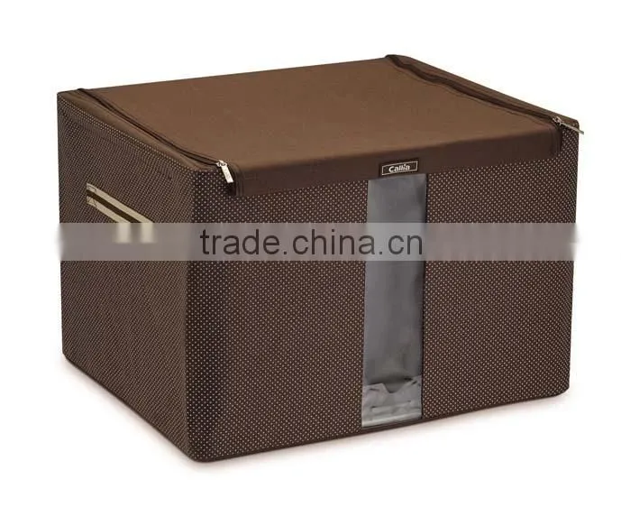 Callia oxford storage box with PVC window folding living box