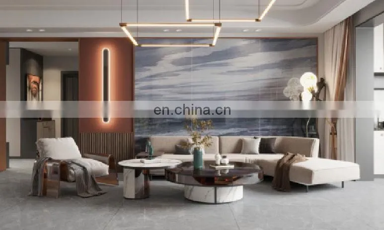 large grading bathroom blue ceramic thin marble slab floor stone vitrified tiles slabs
