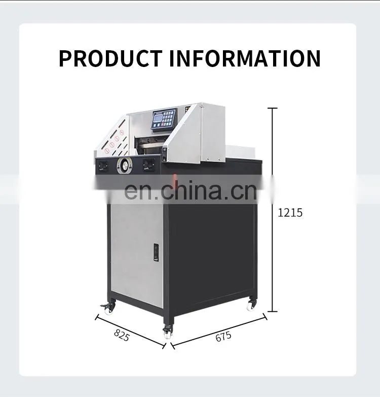 Factory Wholesale High Precision Electric Guillotines Paper Book Cutting Machine With LCD