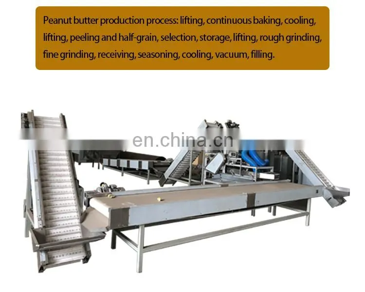 peanut machine line for small business automatic peanut butter line