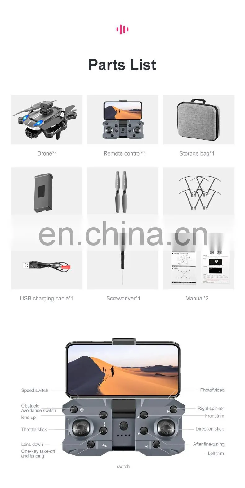 K8 drone 4k Optical flow localization Electric adjustment lens Four-way obstacle avoidance Body LED lights