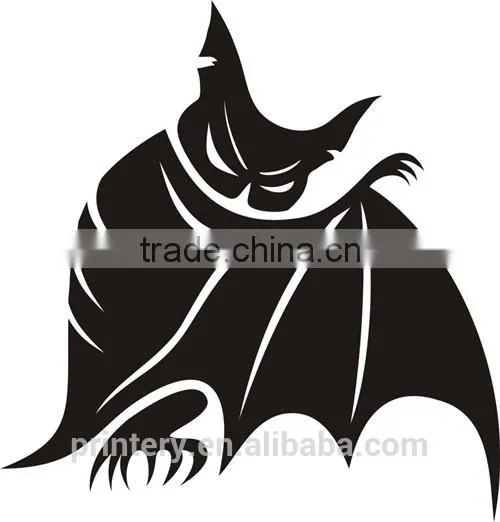 2014 Halloween decal high quality stickers, removable window stickers,transfer stickers
