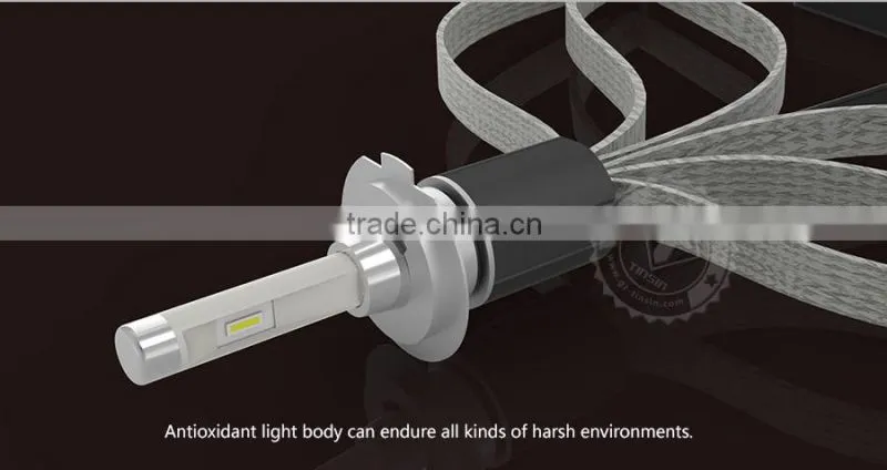 Tinsin 2016 New Arrival car accessories high lumen h7 led 24 v r4 led headlight for toyota highlander
