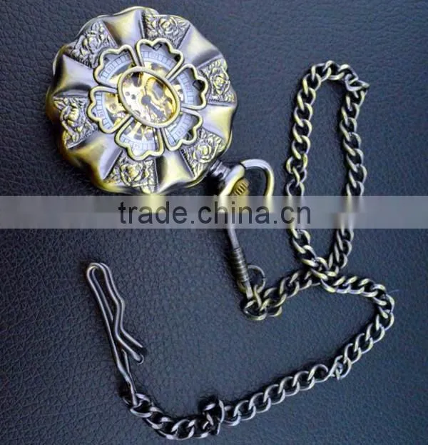 antique mechanical steampunk pocket watch wholesale