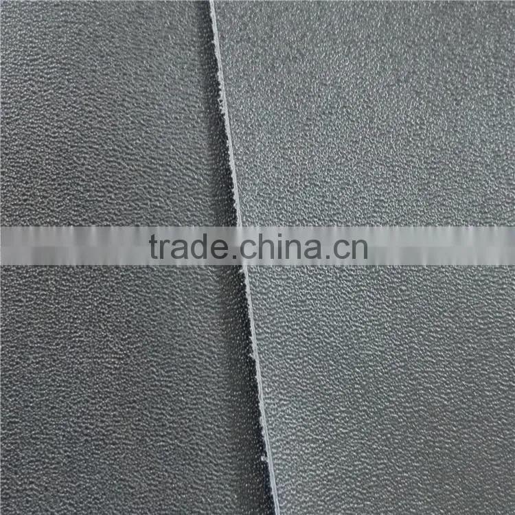 pu coated cow leather R9 pattern for school shoes