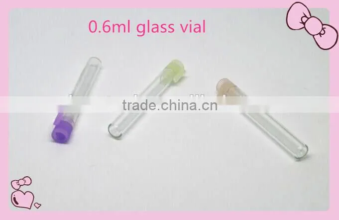 TV 67/P45 Empty eau de parfum glass vial 0.6ml,0.6ml perfume sample vial