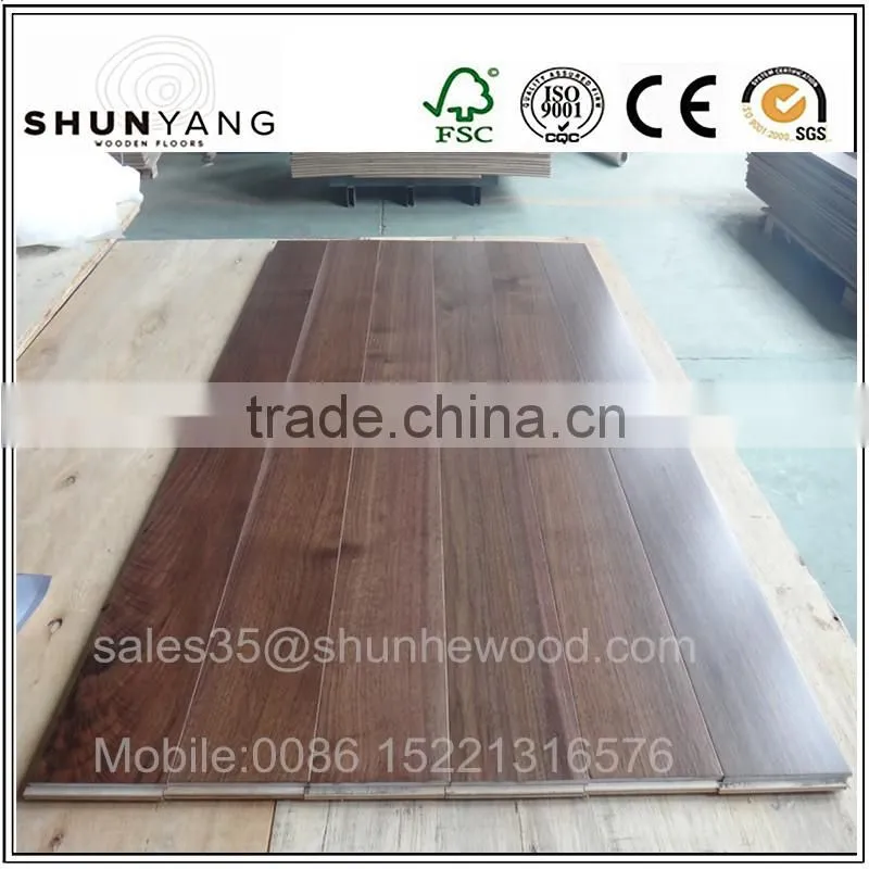 Indoor Usage 189mm American Walnut Multi layer Engineered Wood Floor