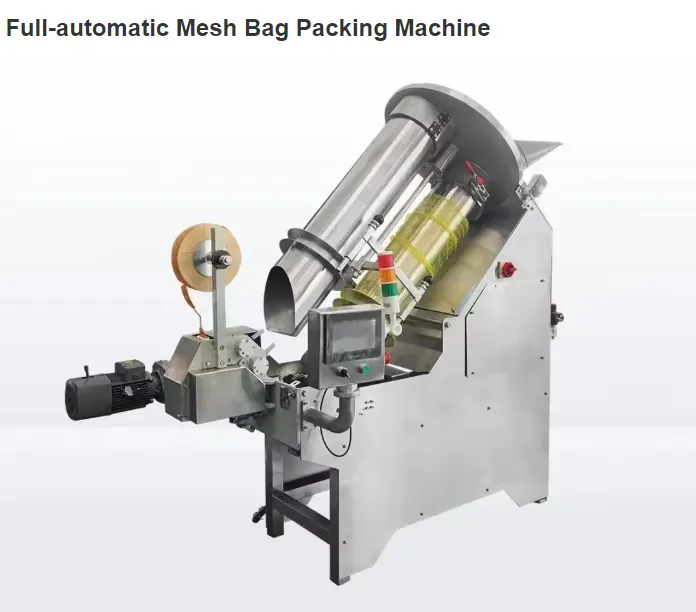 Mesh Net Bag Packing Machine for Edamame Garlic Onion Potato Sweet Potato