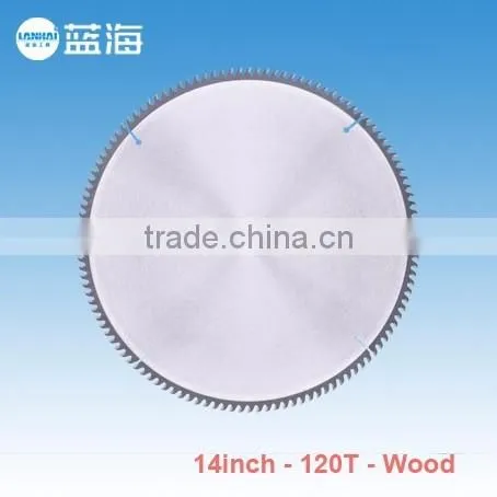 14''-120T Professional wood TCT circular cutting saw blade