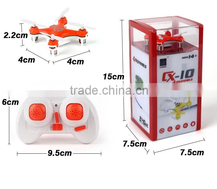 wholesale cheap china toys CX10 Electronic juguetes 2.4G RC mini drone with 6 axis