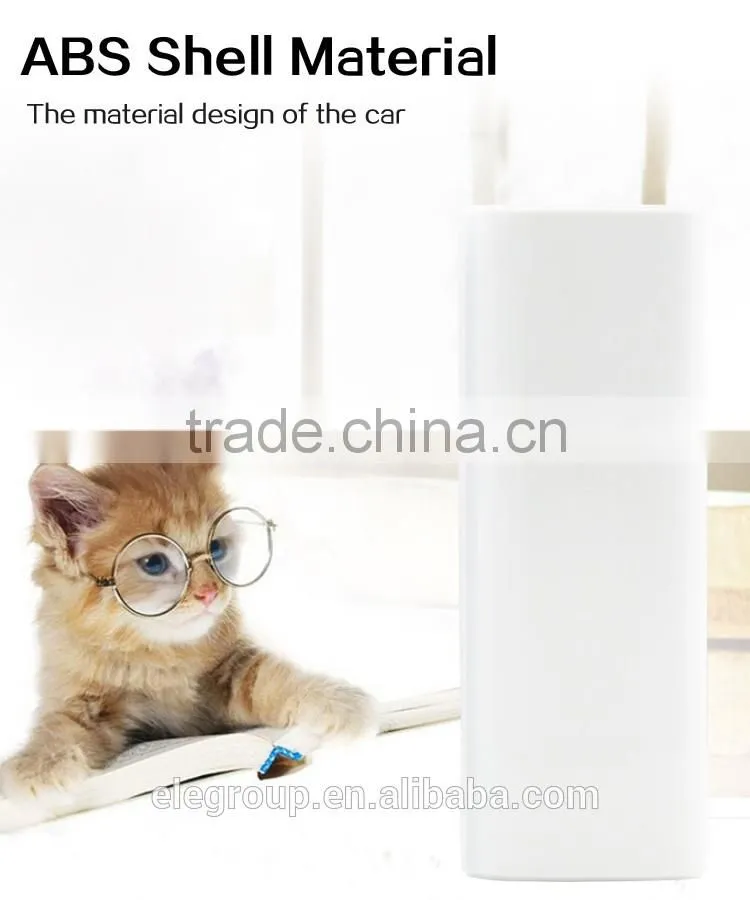 High capacity 10400mAH power bank with led light/double usb port/li-ion batteries