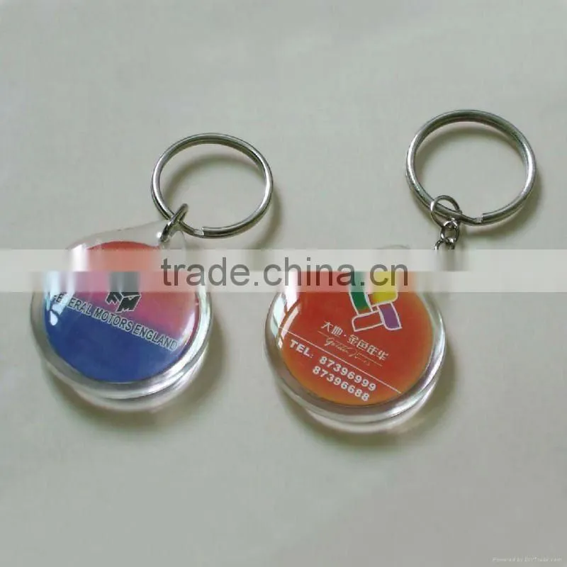 Heart Shaped Acrylic Keychain Blanks