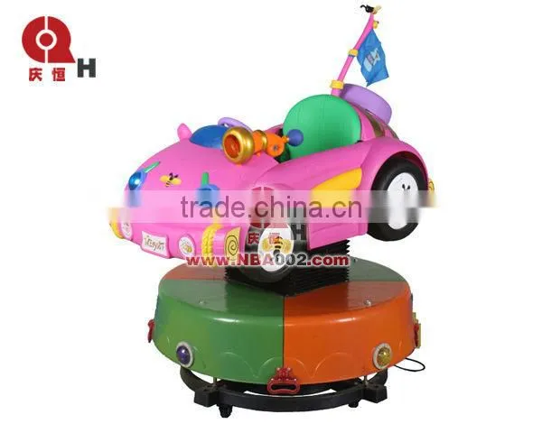 QHRLA08 Coin Pushed Rotary Lifting Electric Children Car Amusement Machine