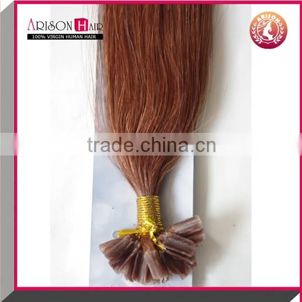 Promotional Outstanding Quality double drawn v tip hair extensions