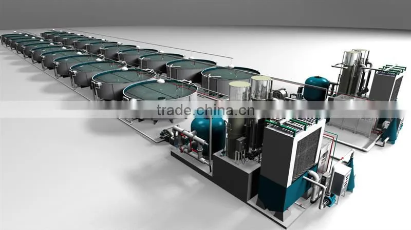 Tarpaulin Waterproof Flexible fish ponds , folding fish tanks