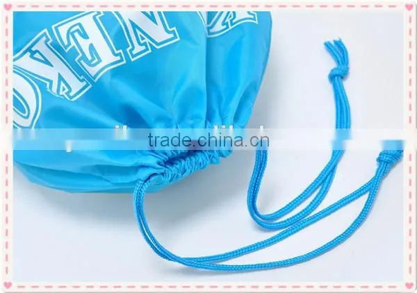Waterproof nylon drawstring bag