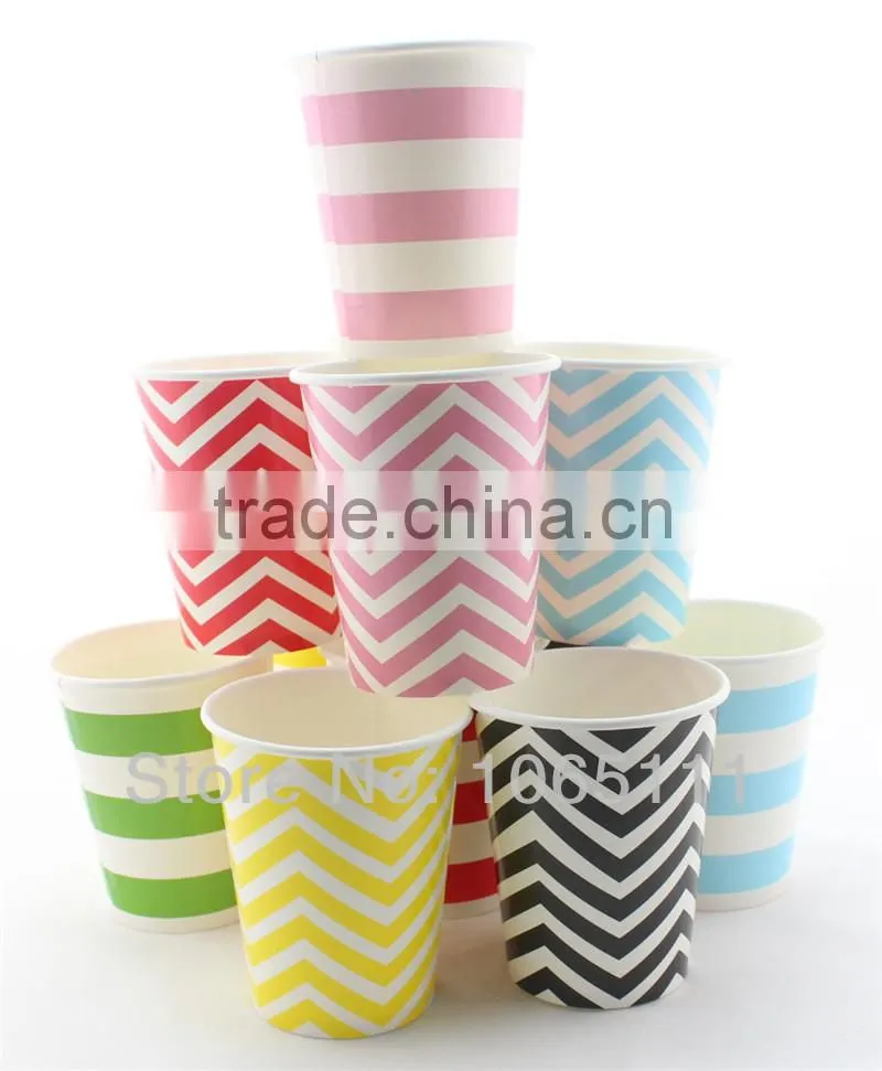 Great Slection of Colorful Paper Hot Cups for Girl and boy ' Party