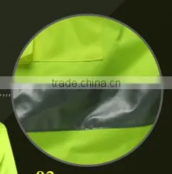 Reflective Padded raincoat with reflective reflective