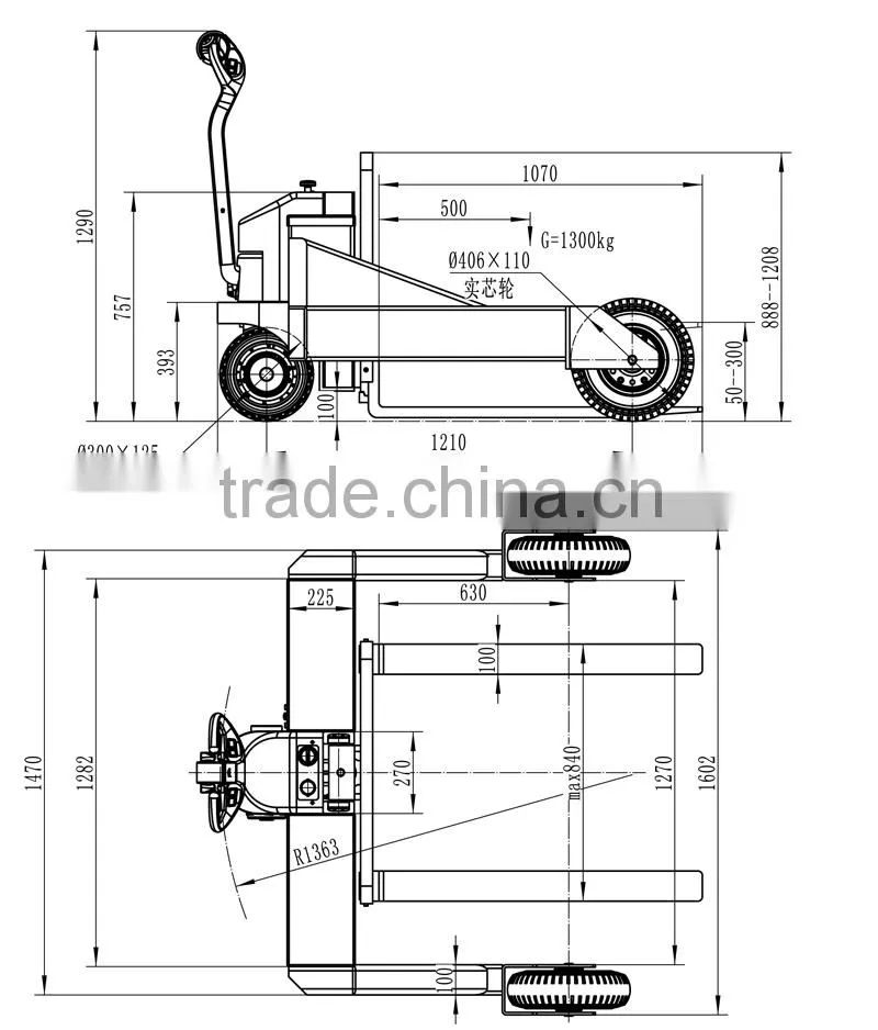 High quality rough terrain lift trucks